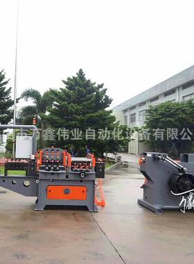 万鑫伟业/WXWY 二组开槽修边一体机钢带金属线材去毛刺抛光一体机