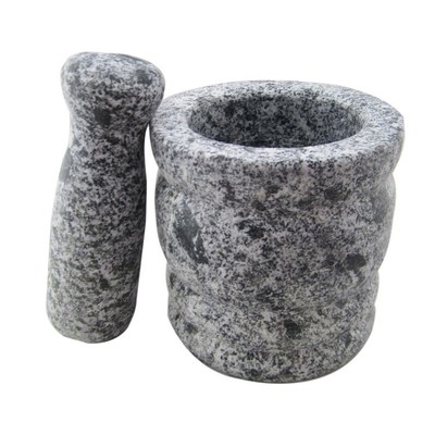 石头捣棒捣蒜器研磨石蒜锤子石臼蒜臼子蒜泥器捣w碎器大通用.