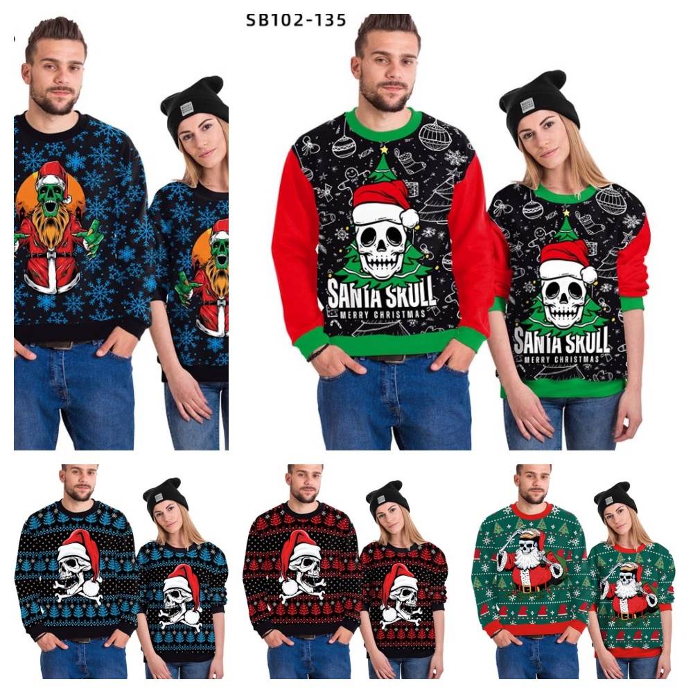 Jumper Men Women Xmas Christmas Ugly Sweater Oversize Funny