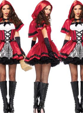 costume halloween little red riding hood ladies fancy dress
