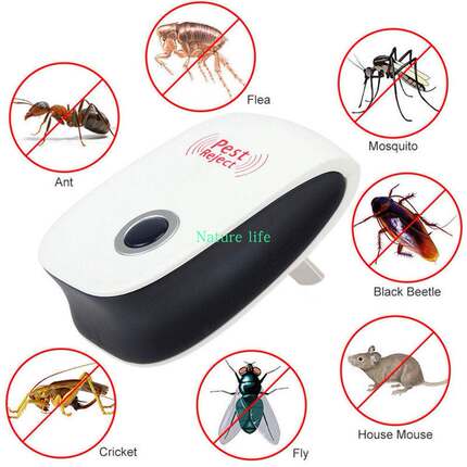 Ultrasonic Electric Anti Mosquito Pest Bug Insect Repeller