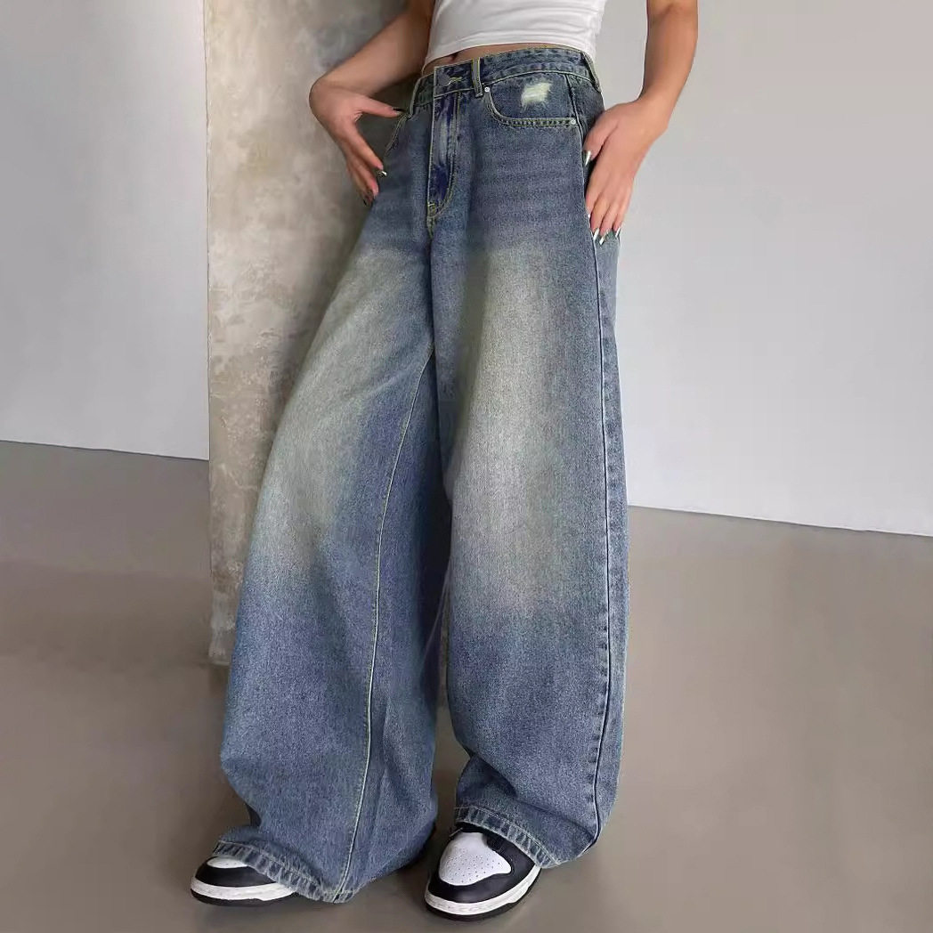 Widelegjeans欧美水洗