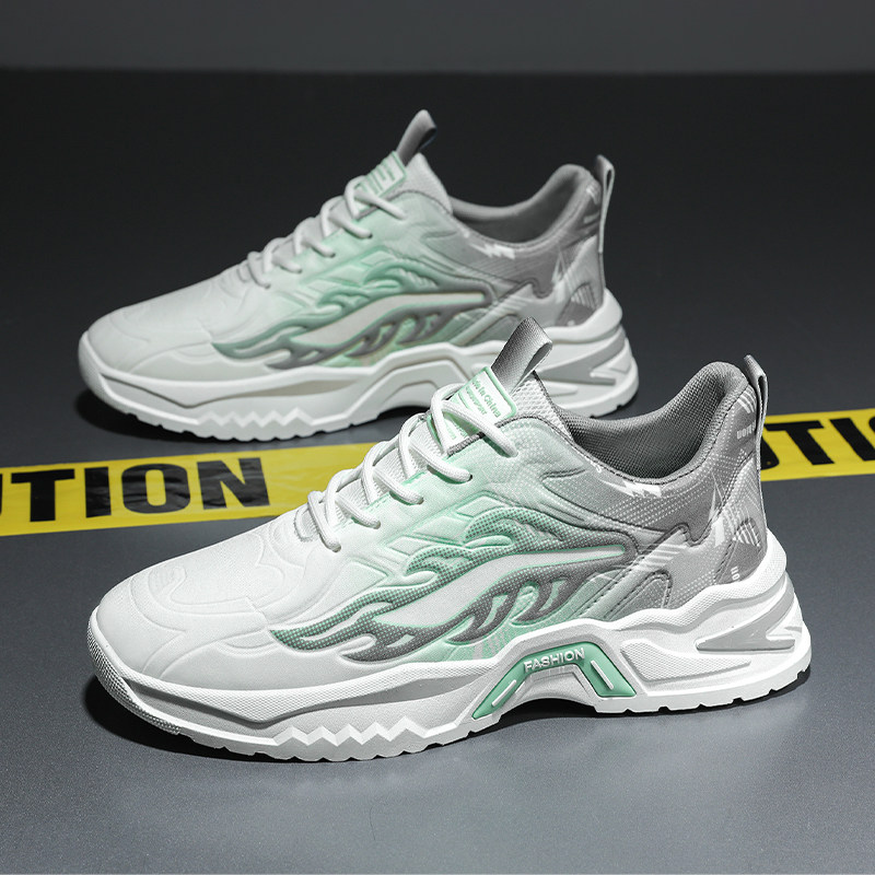 男童鞋子2026春秋季新款中大童初中学生跑步鞋休闲防滑老爹运动鞋