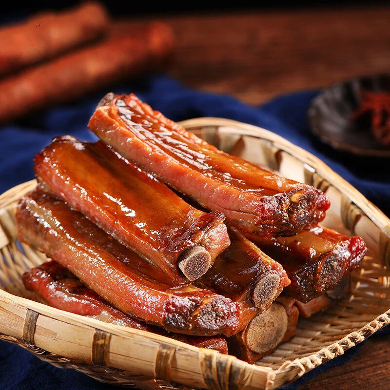 腊皇叔腊排骨柴火烟熏腊肉
