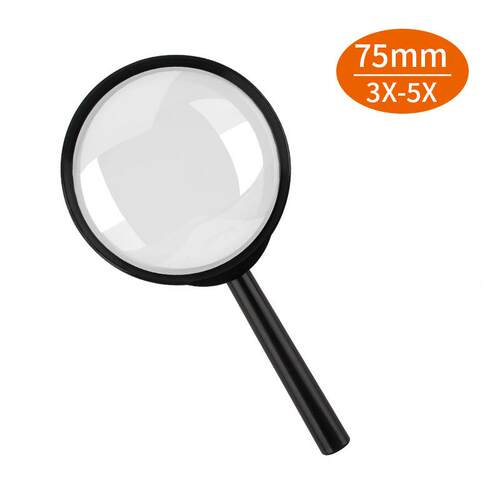 3-5放倍大镜600mm70m无品牌/mm80mm9m玻璃光学放大镜