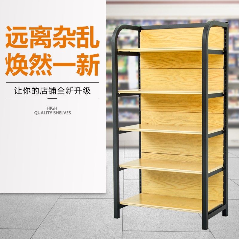 安晨超市木纹货架商品便利店店母婴酒柜文具店超市货架展示架四柱,商业/办公家具,超市货架,淘宝优惠券,粉丝福利购,淘宝优惠卷