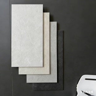 R11甩点干粒澳洲砂岩淋浴板白色防滑卫生间专用仿石纹瓷砖