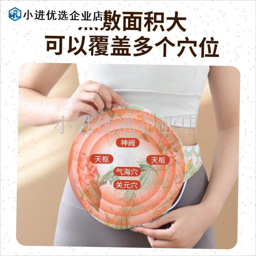 艾灸宝电加热腰带艾绒q艾草包家用理疗艾宝艾灸包热敷包袋腹部暖\
