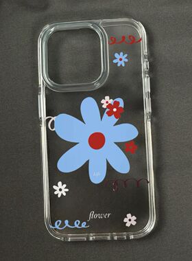 简花16/141机12创意XR软壳l透约蓝色苹果5/1/3手壳/11S/X7/8pus明