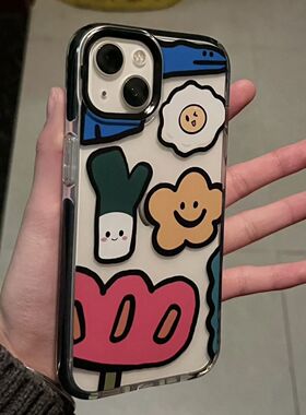 爱韩系PhonPr苹果手壳新款3适12软壳1摔15/可ie114omax机1用1防16