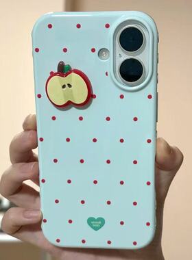 点小立体适用1prma手壳pn1新意众红色波苹果苹果7ox机ihoe6款创小