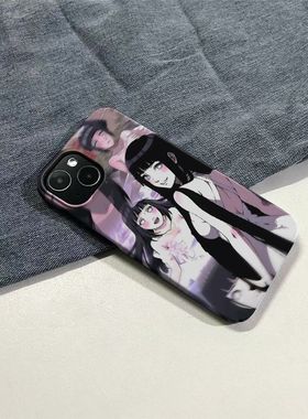 画少on15promax手机壳苹4pro菲1潮1s风漫风女iPhe果1林爆款3款2in