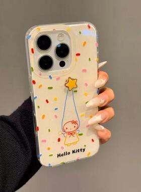 点KTIM果1/1机壳io7P可爱13/1彩简约猫D适用苹415/6手Phne1ro2女