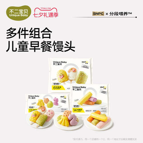 【童趣造型】果蔬雪糕牛乳馒头