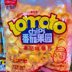 家庭装琅琅脆超大零食薯条儿童休闲空心条膨化食品便宜番茄味薯片
