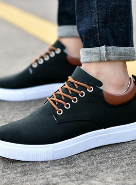 极速Plus Size 45 46 47 Mens CasualF Canvas Shoes Boy Comfor