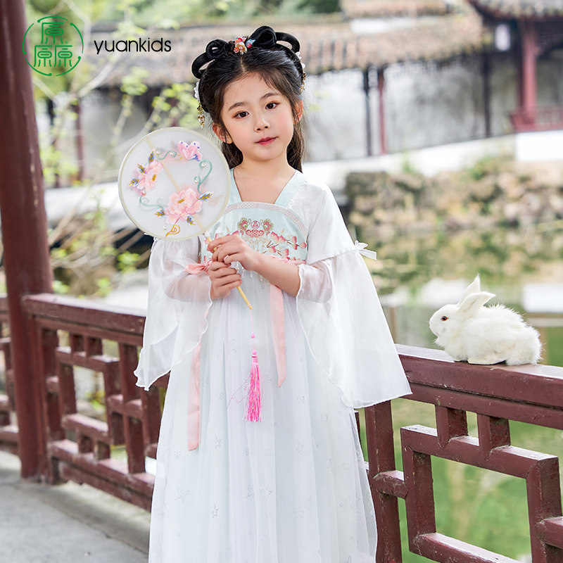 厵汉服女童夏款小女孩中国风