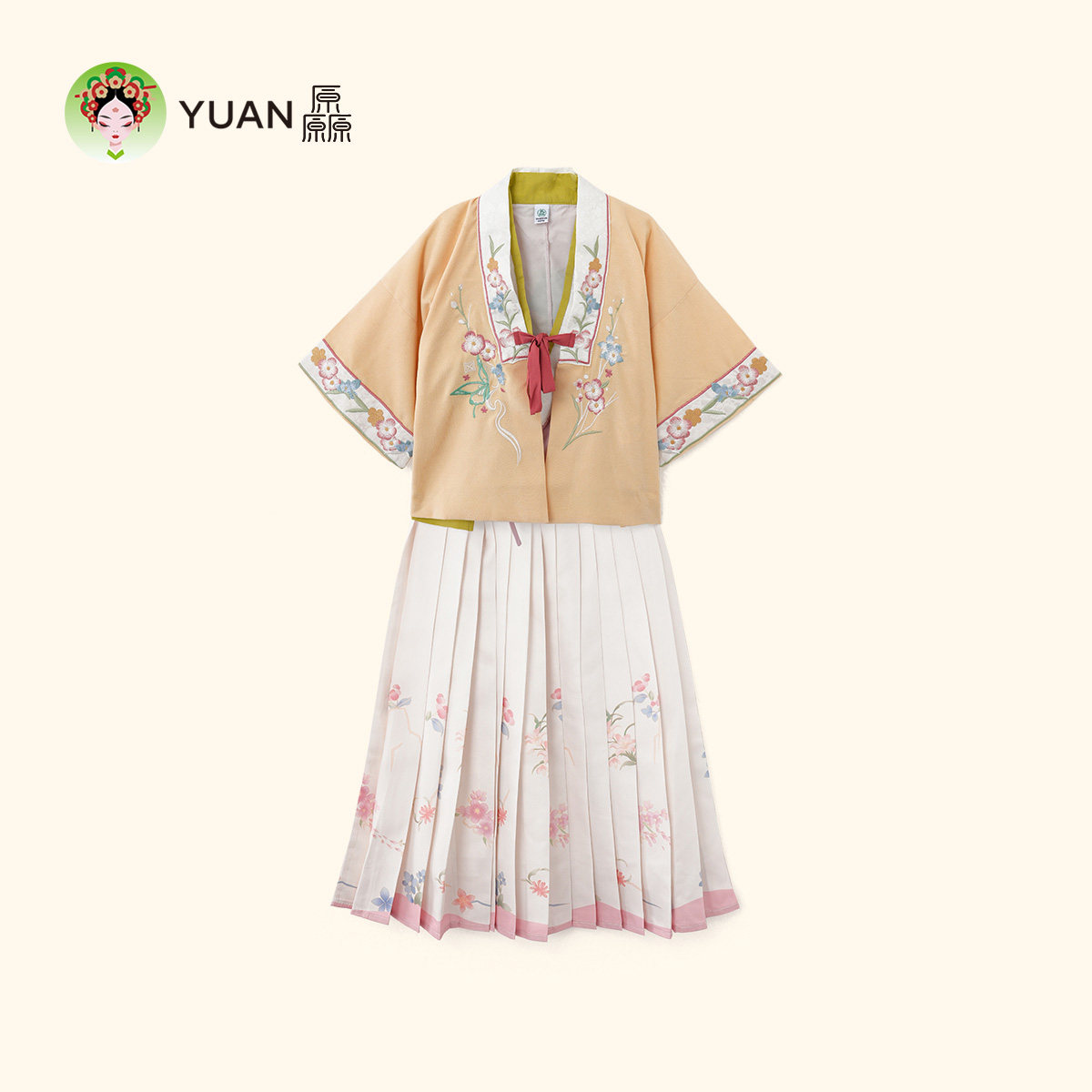 厵YUAN秋季新款女童马面裙套装明制汉服套装超仙三件套演出服,童装/婴儿装/亲子装,汉服,淘宝优惠券,粉丝福利购,淘宝优惠卷