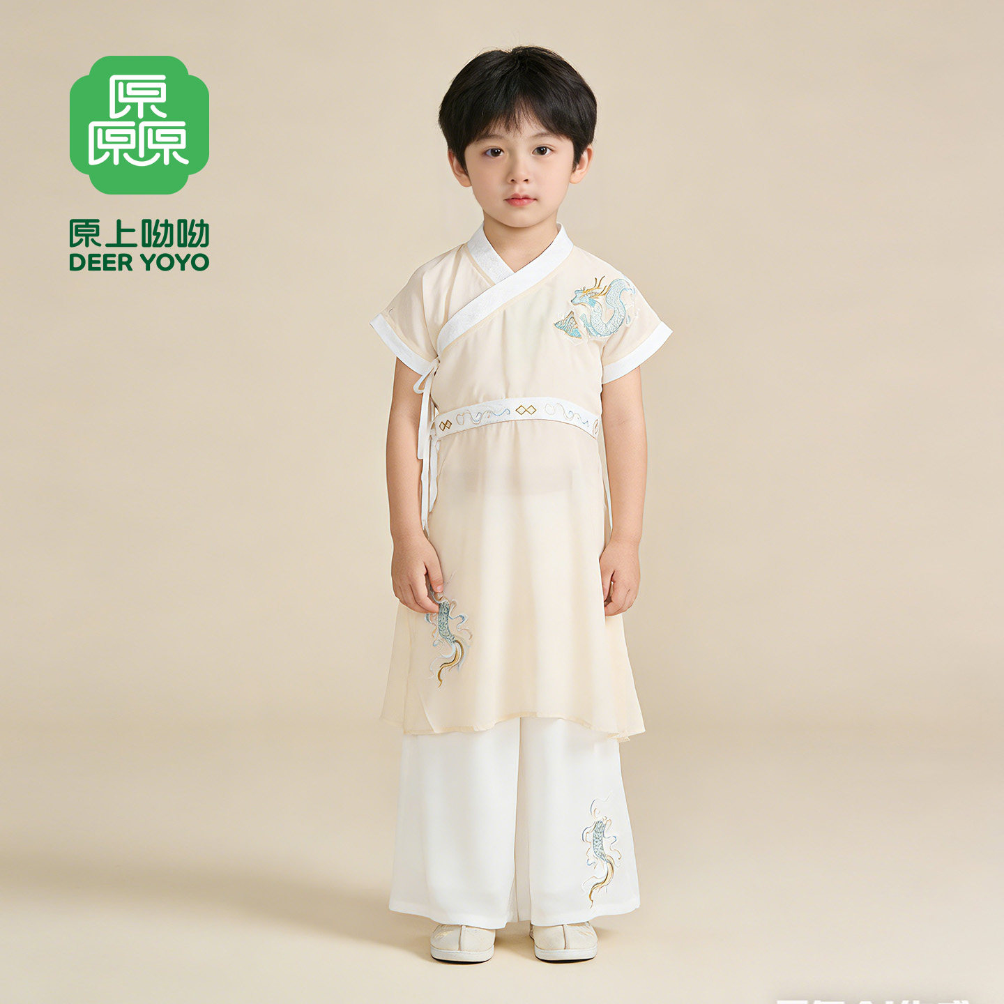 2026新款男童唐装套装春夏