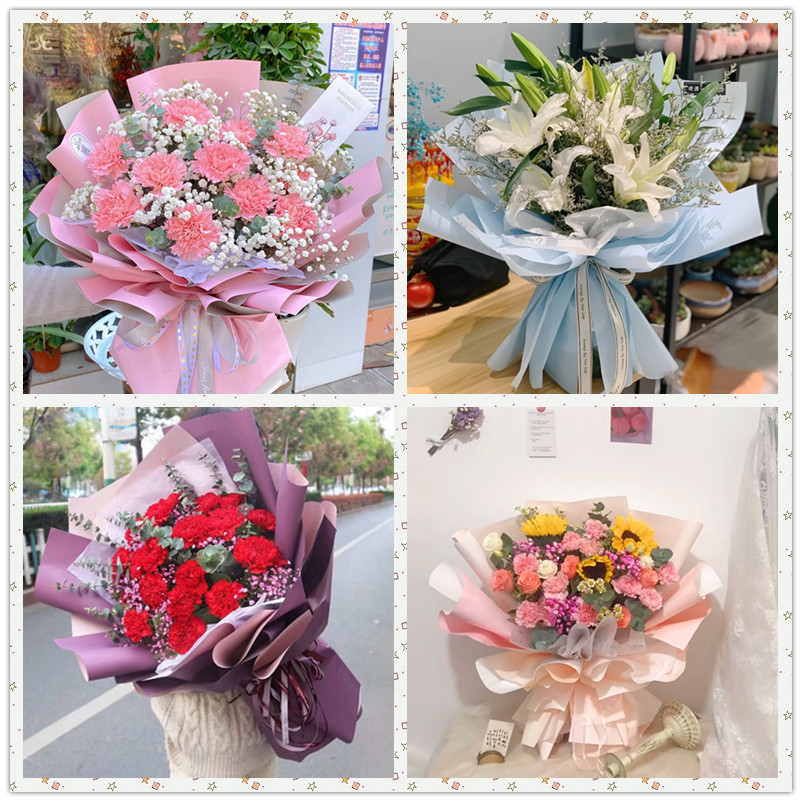 母亲节鲜花速递同城香水百合康乃馨花束来宾兴宾区 妈妈生日