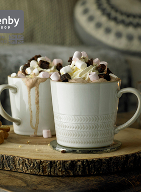 新年礼物| denby丹碧进口陶瓷杯子水杯马克杯咖啡杯情 天然画布