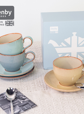 新年礼物|denby丹碧英国进口陶瓷咖啡杯情侣水杯欧式杯子礼盒