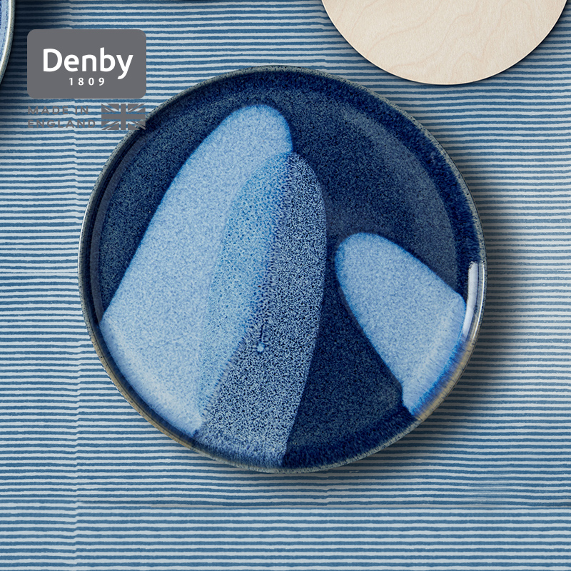 denby丹碧大圆盘炻瓷托盘