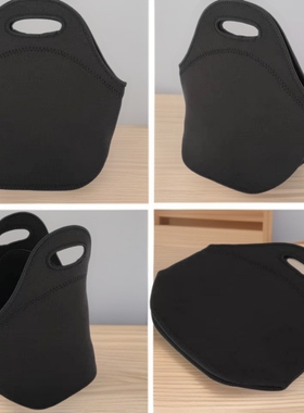 跨境印花Neopren午餐包便携式手提便当盒餐包包潜水保温料野餐