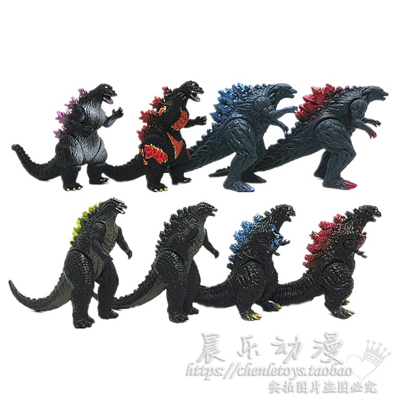 新斯拉2 怪兽恐龙魔斯拉三头y龙基多拉手办玩具公仔模型摆件礼物