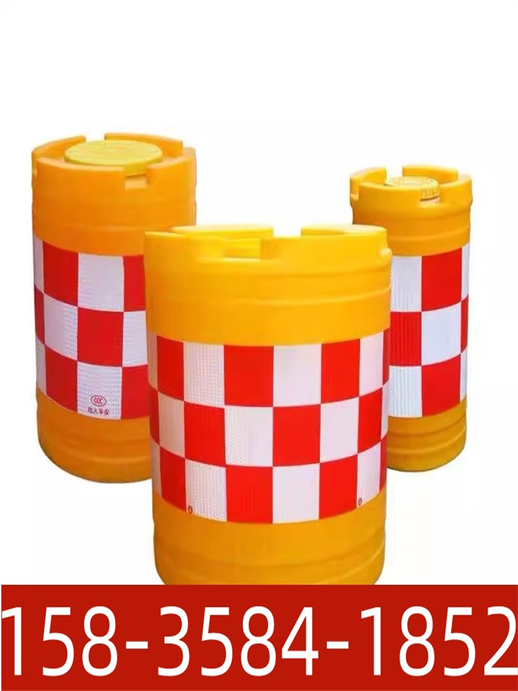 注水桶塑料水马防撞道路塑护栏反光水马隔离墩吹塑施工围挡三孔i.