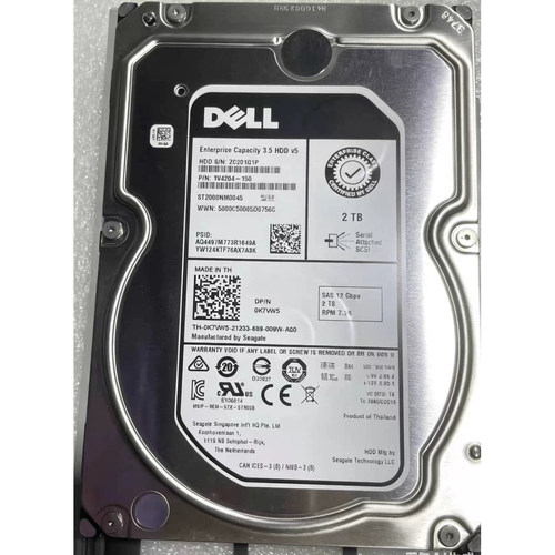 DELL 0K7VW5 2T SAS 7.2K 12GB 3.5寸服务器硬盘ST2000NM0045