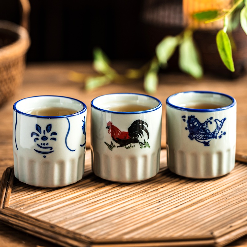 家用待客茶杯喝水杯子陶瓷高颜值