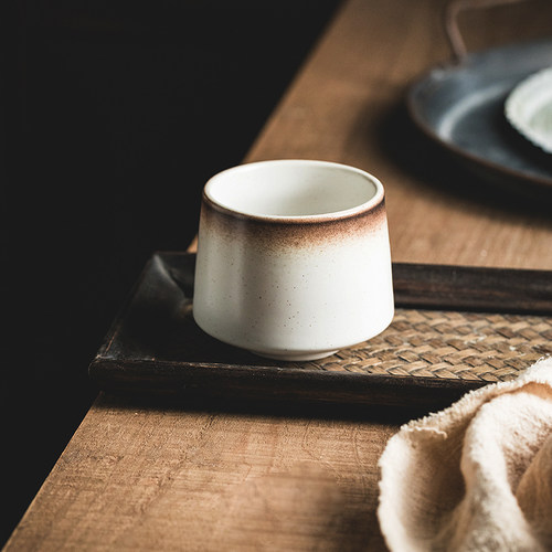 手工陶瓷釉下彩茶杯品茗杯素雅