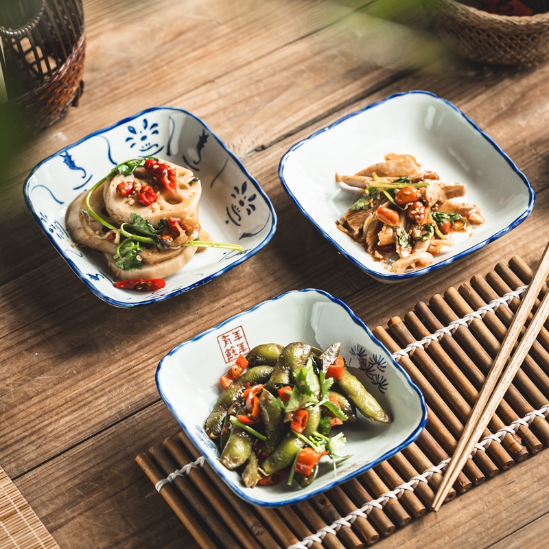 5寸小菜盘蘸料碗小碟子凉菜碟子