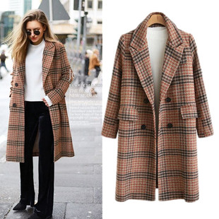 Jacket Long Coat 2023 中长款 Ladies Women 毛呢大衣外套 Winter