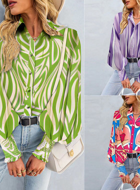 2023 Summer Shirt Ladies Shirts Women loose Blouse Tops 衬衫