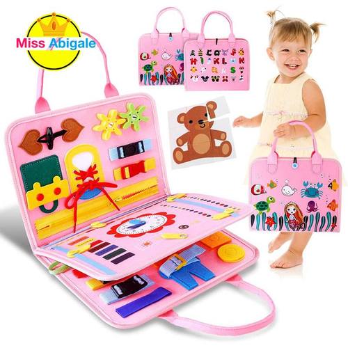 Busy Board Montessori Toys for Toddlers Busy Board Preschool