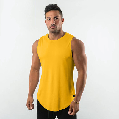 Sports vest men running sleeveless shirt健身背心无袖衫男式