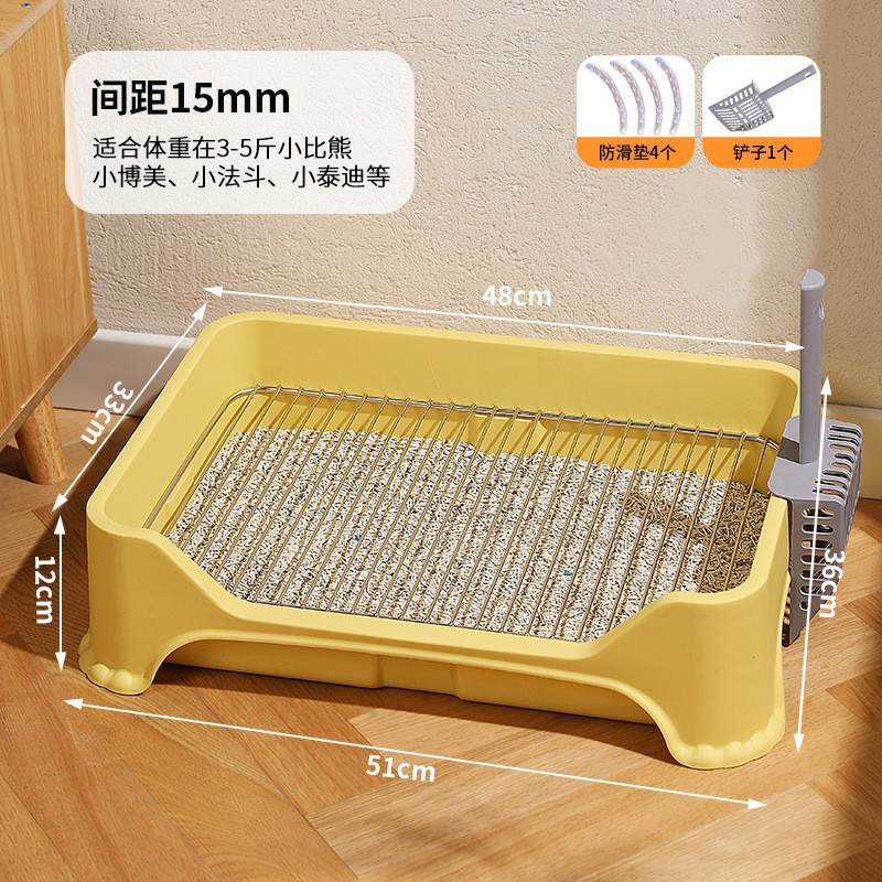 宠物专用围栏式高边防溅狗厕所的