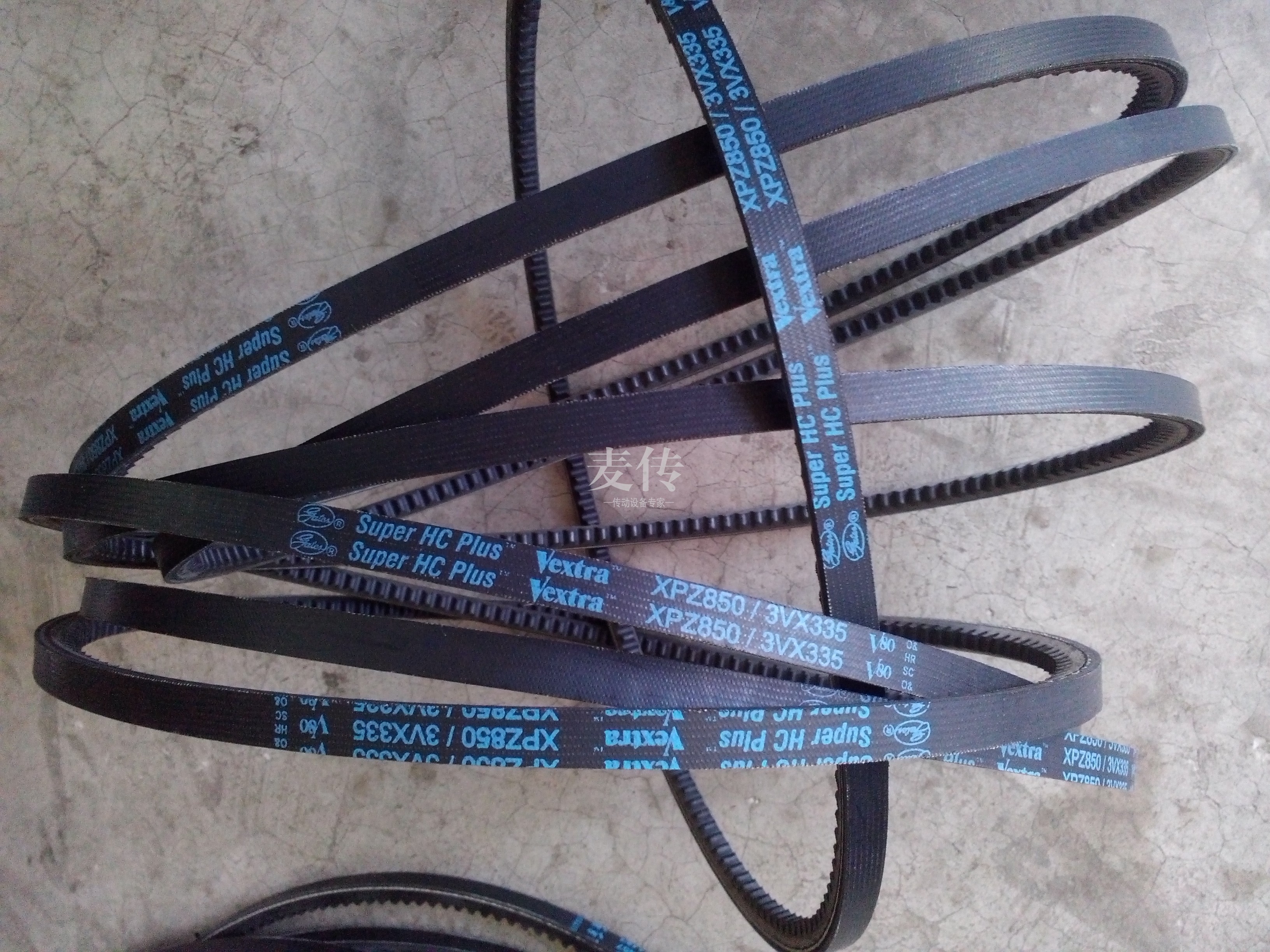 盖茨GATES带齿三角皮带XPZ800/3VX315 812 825 837 850/3VX335