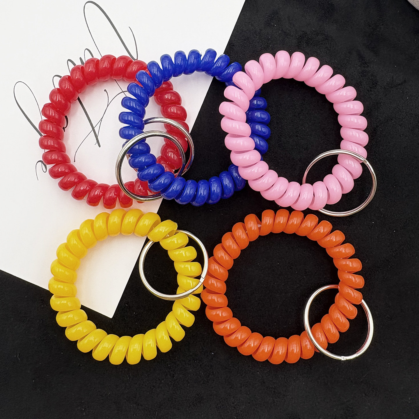 弹簧绳浴室桑拿更衣柜手环防丢弹力手牌电话线钥匙扣发圈挂牌手链,节庆用品/礼品,钥匙扣,淘宝优惠券,粉丝福利购,淘宝优惠卷