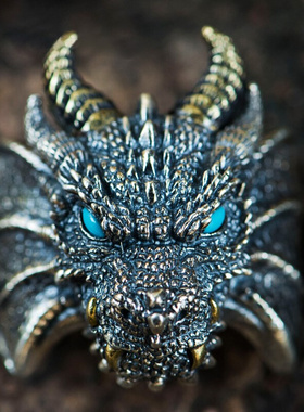 Handmade Ring Retro Lucky Gifts for Men Women Opening Rings