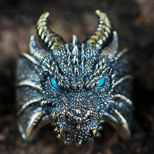 Handmade Ring Retro Lucky Gifts for Men Women Opening Rings