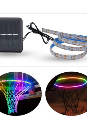 工厂直销篮球框灯带LED七彩变色创意夜晚蓝框进球条装饰灯