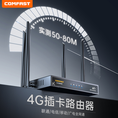 【全网通】工业级4G插卡路由