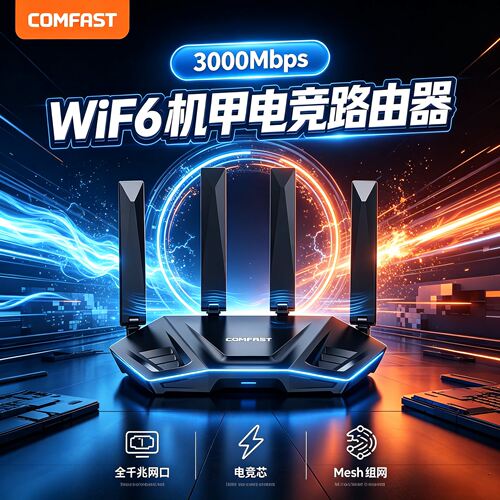 Mesh组网 TWT节能 365天以换代修