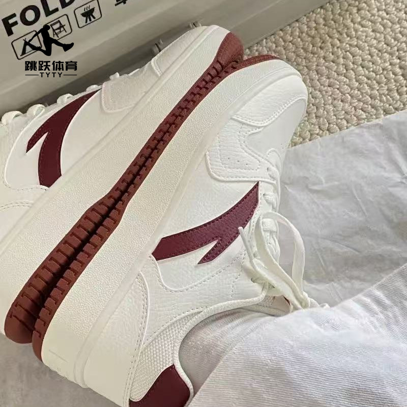 安踏小零感板鞋女款2025秋季小白鞋学生低帮增高复古休闲运动板鞋,运动鞋new,板鞋,淘宝优惠券,粉丝福利购,淘宝优惠卷