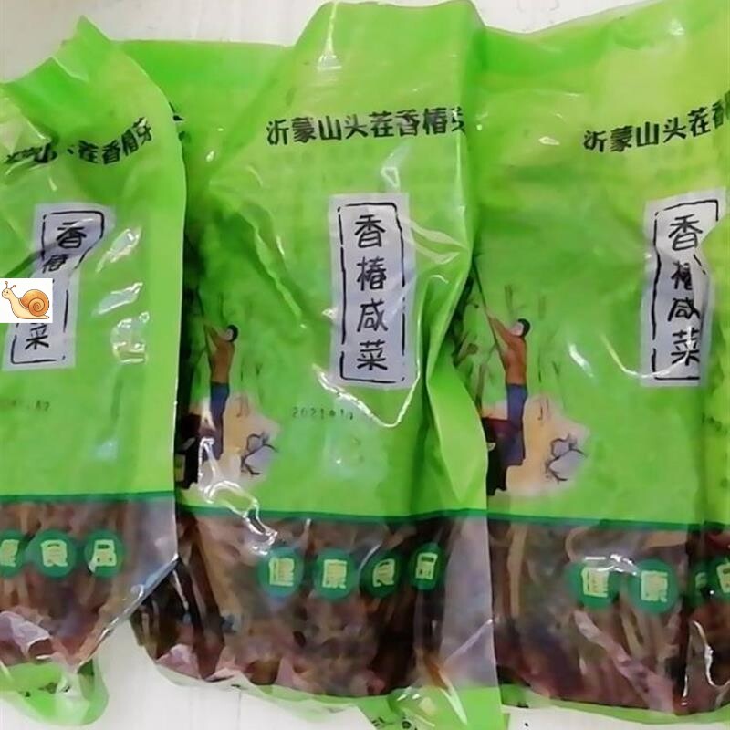 香椿芽咸菜山东2022新鲜腌制香椿头下饭菜酱菜头茬香椿下饭菜