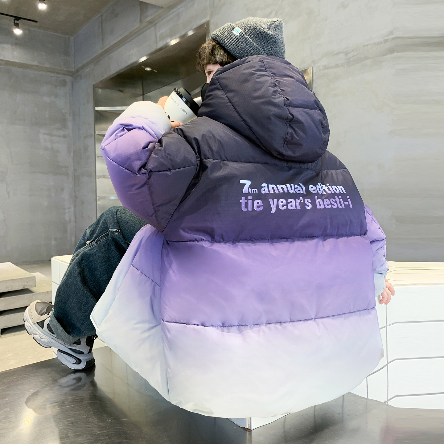 男童冬装羽绒棉服2025新款