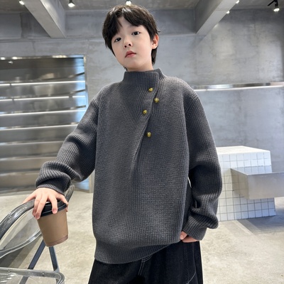 男童秋冬款毛衣2025新中大